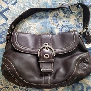 Coach shoulder purse Excellent used condition dark Brown